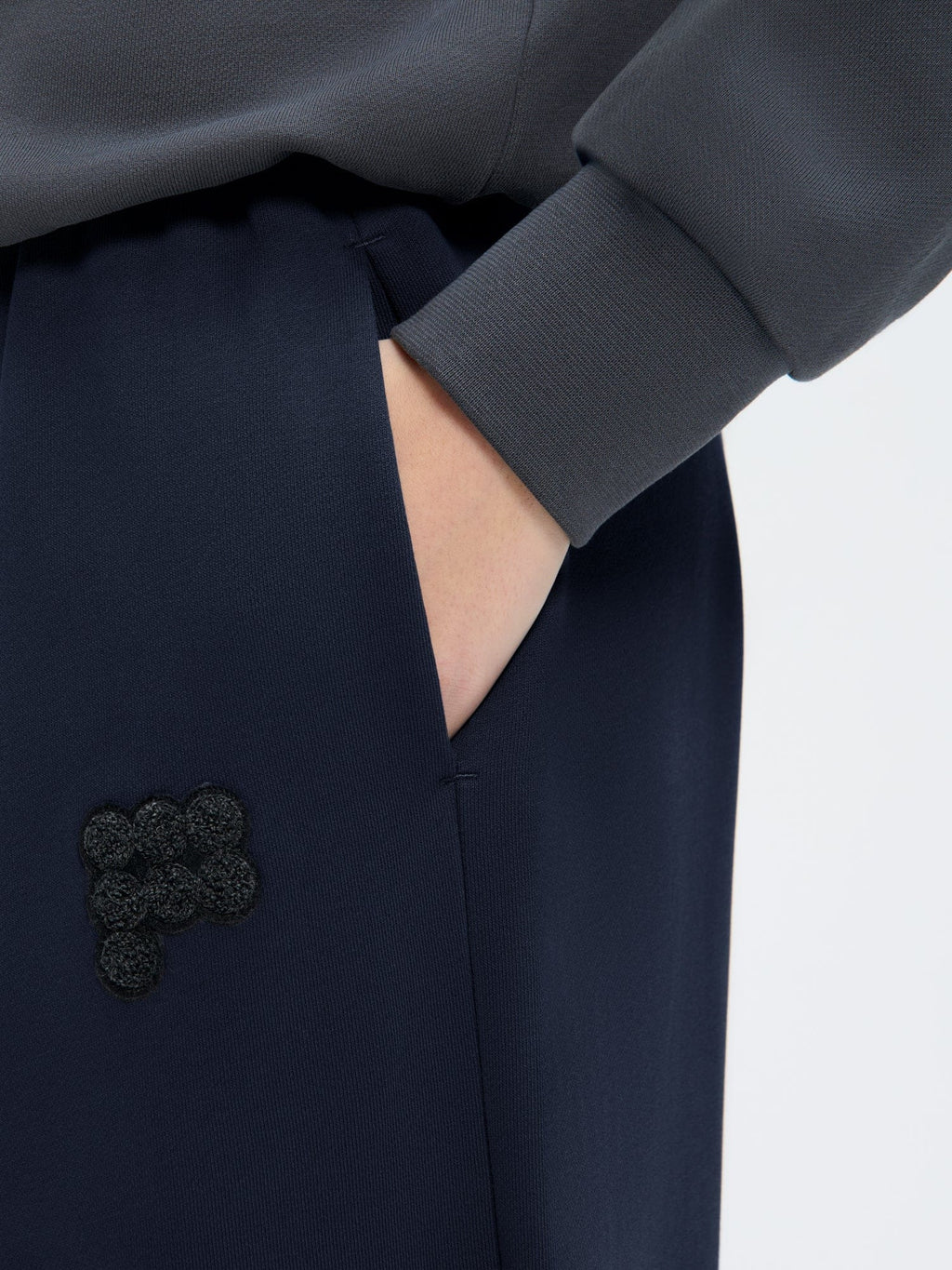 Womens Straight Leg Track Pants—Midnight Navy