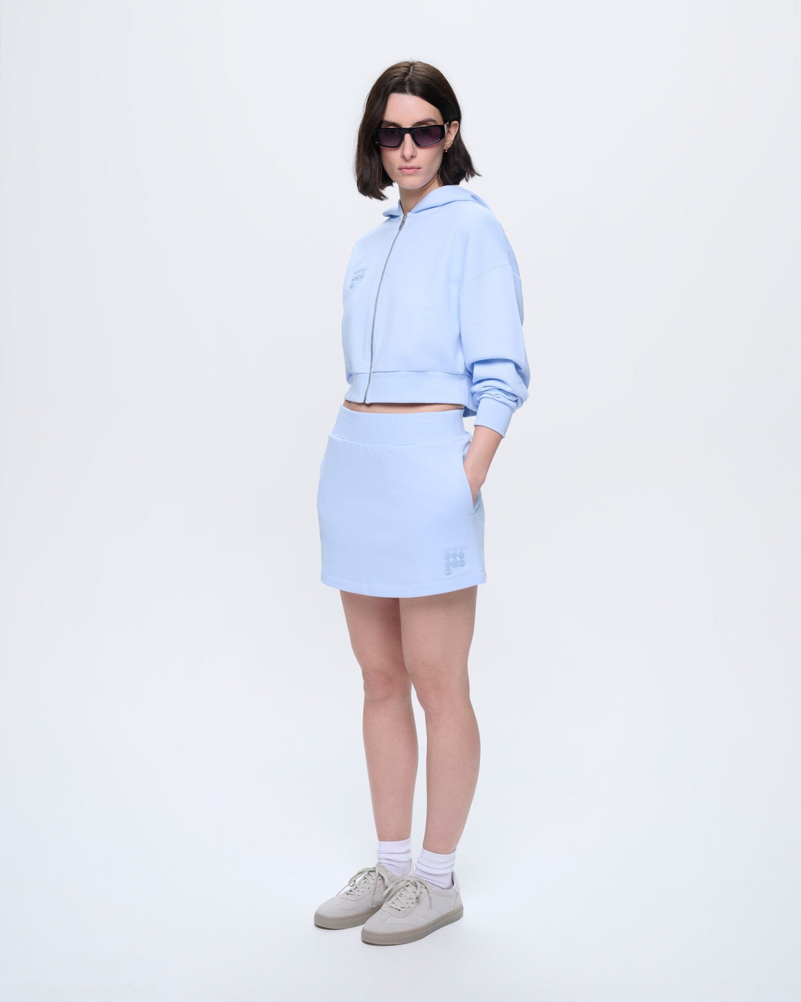 Womens Skirt—Wildflower Blue