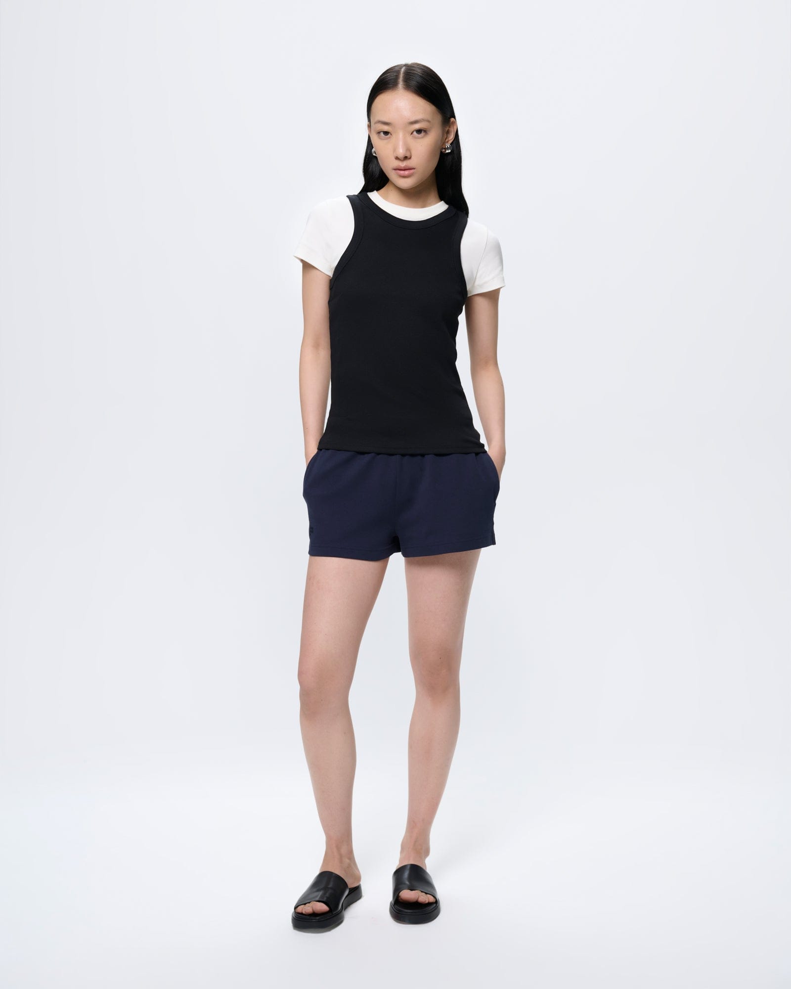 Womens Shorts—Midnight Navy