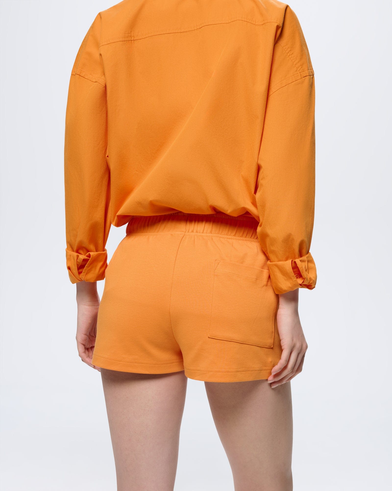 Womens Shorts—Saffron Orange